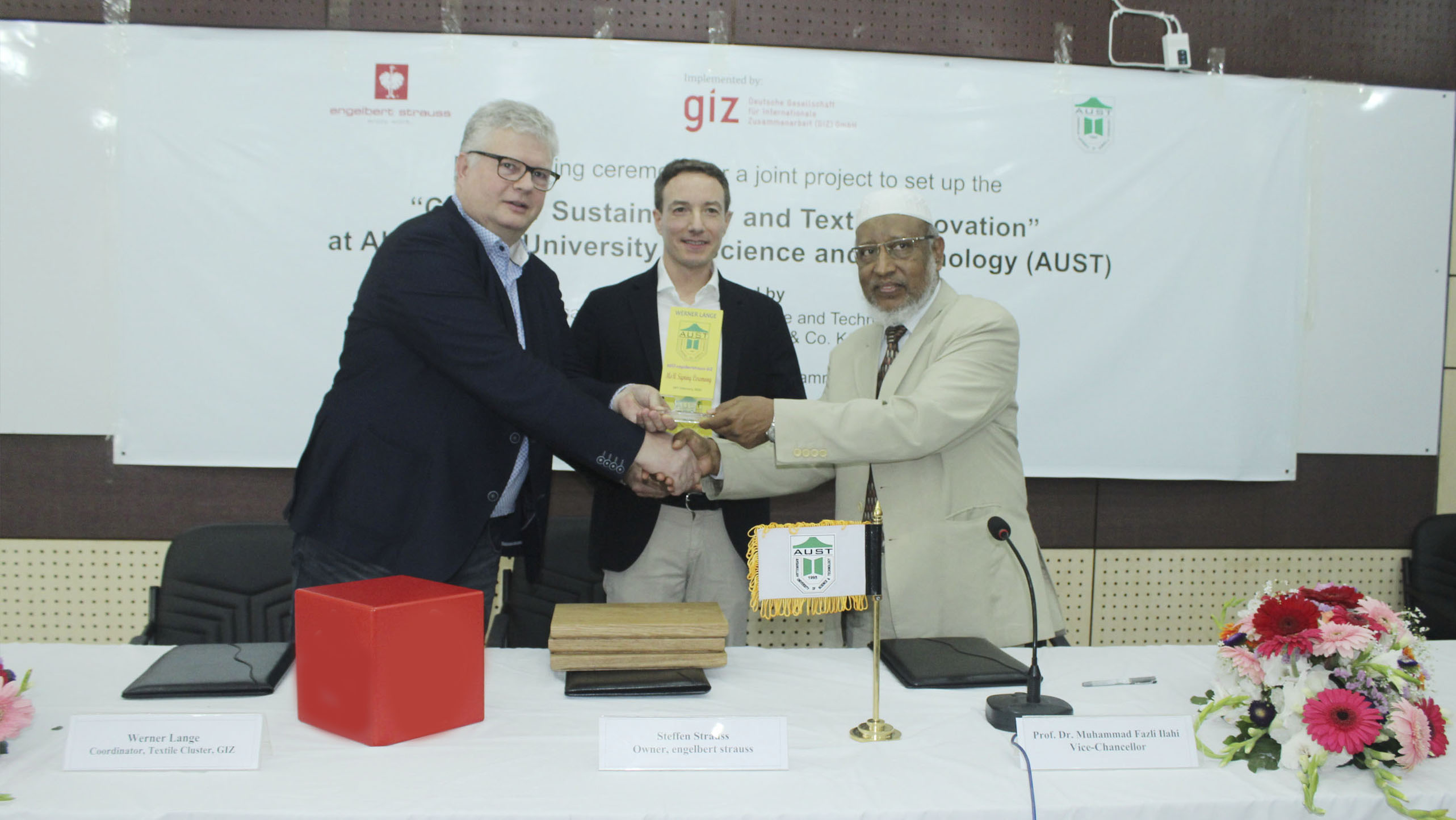 AUST signs MoU with Engelbert Strauss and GIZ